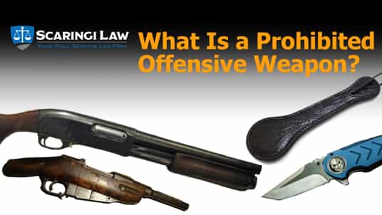 Offensive weapons in Pennsylvania.