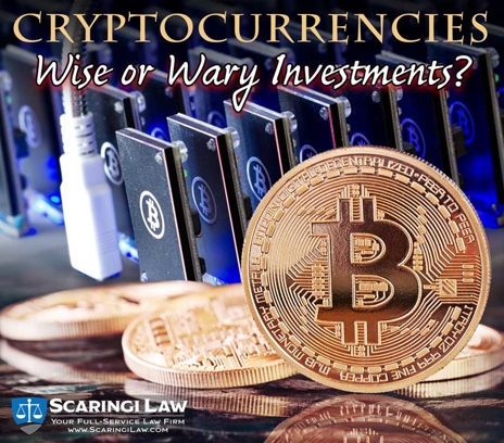 Bitcoin cryptocurrencies, are they the future of investing. ScaringiLaw.com