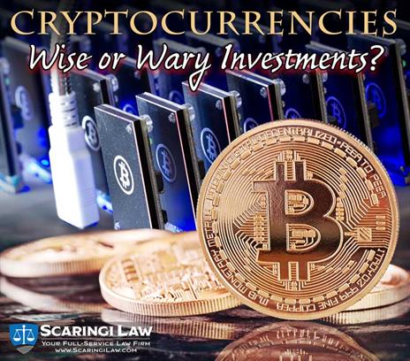 Bitcoin cryptocurrencies, are they the future of investing. ScaringiLaw.com