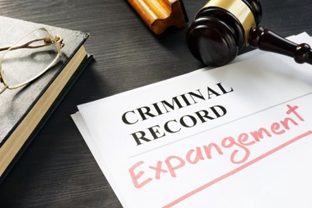 Expungement of a criminal record.