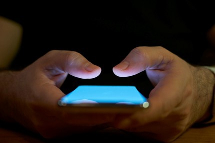 A smart phone being searched